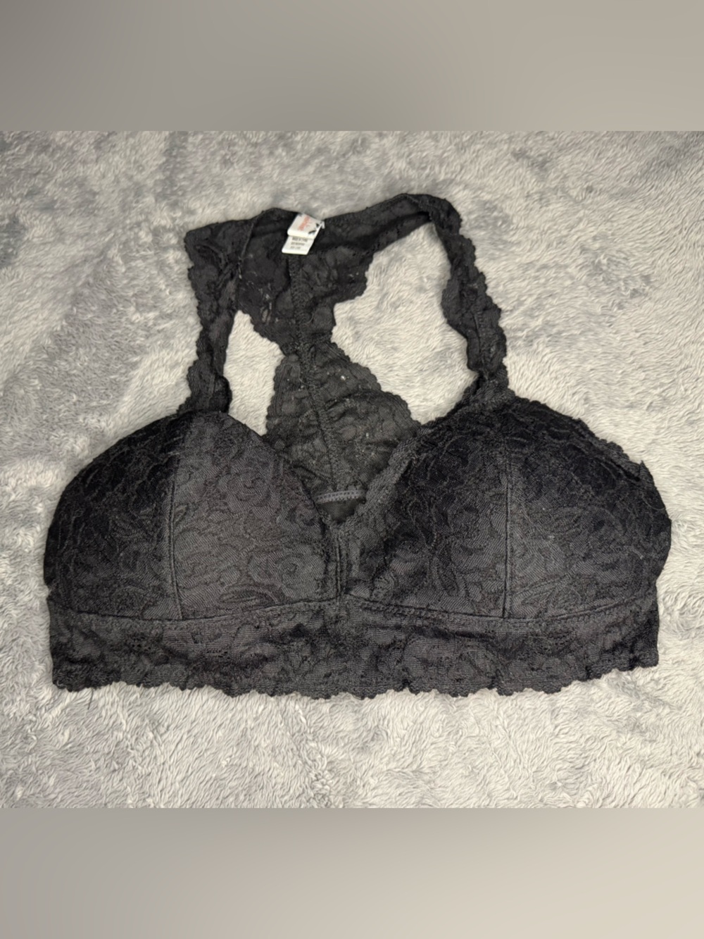 Wishlist Black Lace Racerback Bralette